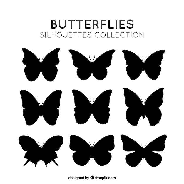 Download Butterfly Silhouette Vectors, Photos and PSD files | Free ...