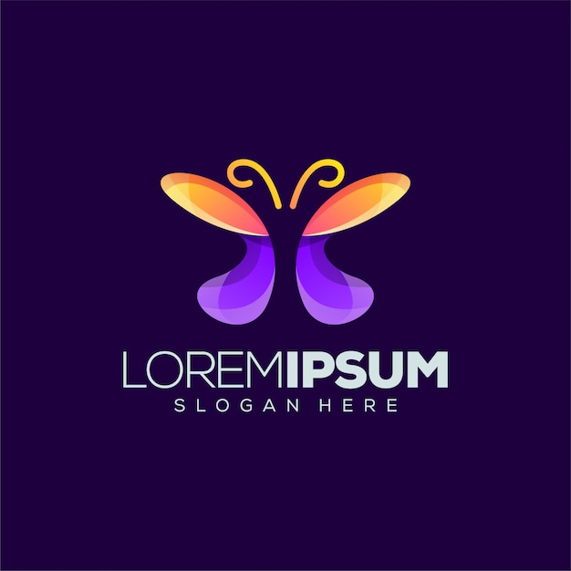 Butterfly logo design Vector | Premium Download