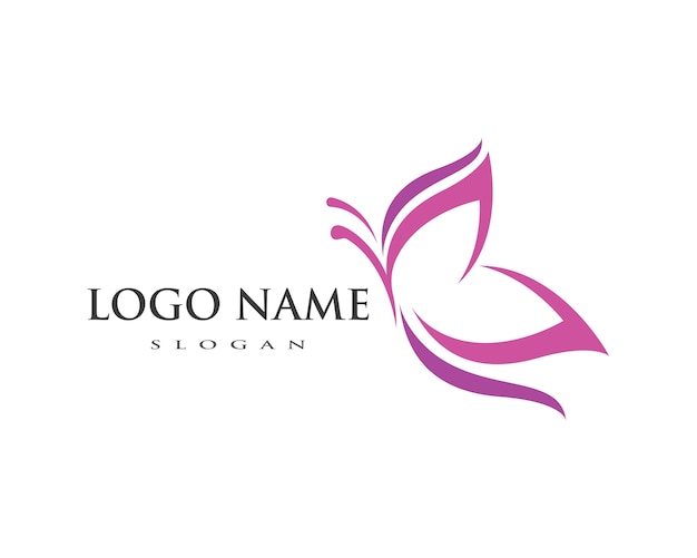 Butterfly logo template Vector | Premium Download