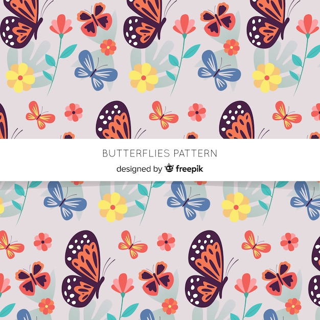 Download Butterfly swarm flying pattern | Free Vector