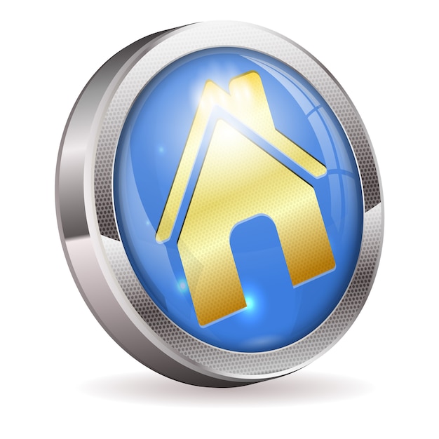 Download Button home Vector | Premium Download