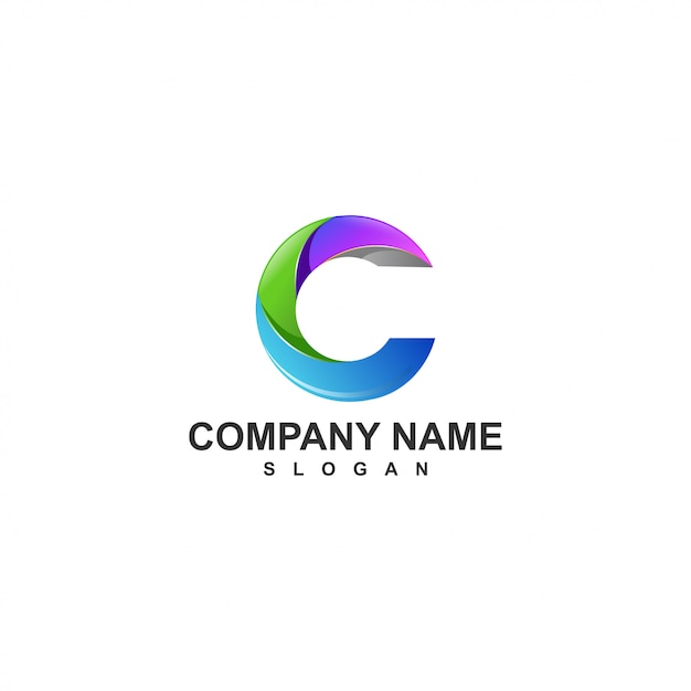 Premium Vector | C logo