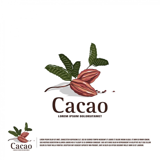 Download Free Cacao Logo Template Premium Vector Use our free logo maker to create a logo and build your brand. Put your logo on business cards, promotional products, or your website for brand visibility.