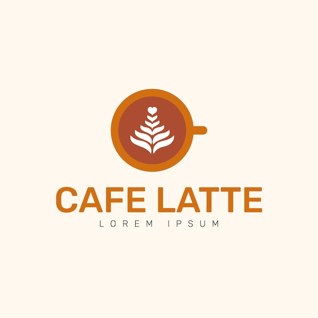 Premium Vector Cafe Latte Logo Template