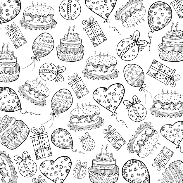 Birthday Cake Pattern