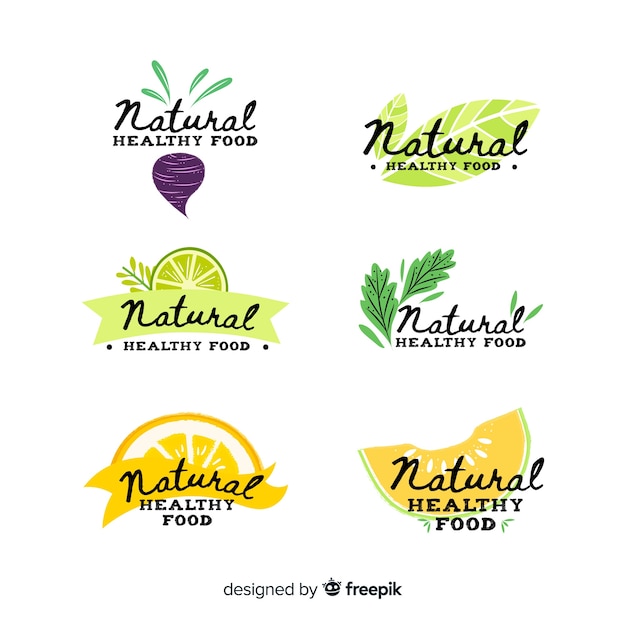 Download Free Calligraphic Fresh Food Label Pack Free Vector Use our free logo maker to create a logo and build your brand. Put your logo on business cards, promotional products, or your website for brand visibility.