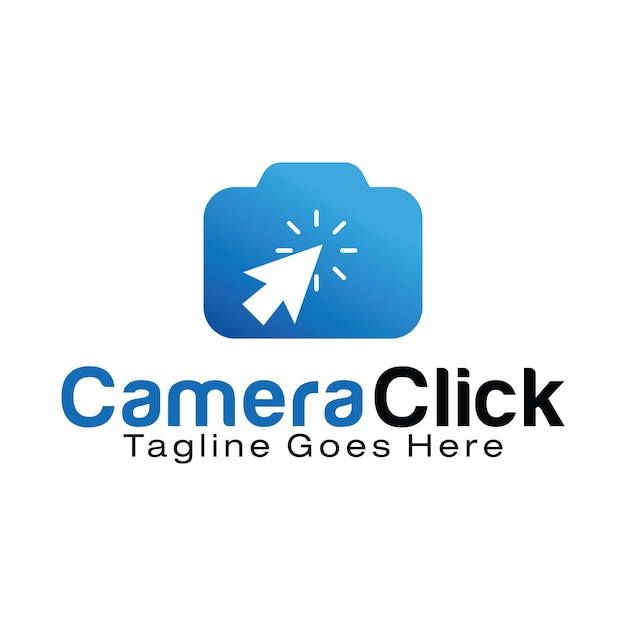 Premium Vector | Camera click logo design template