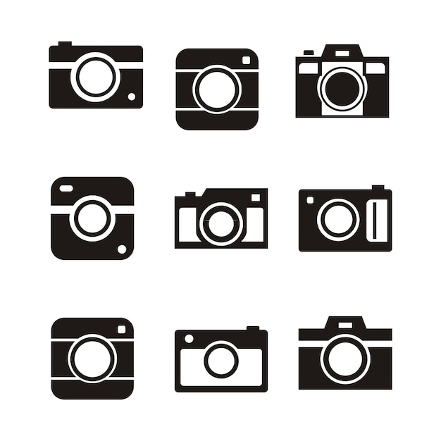 Download Free Camera Icon Logo Premium Vector Use our free logo maker to create a logo and build your brand. Put your logo on business cards, promotional products, or your website for brand visibility.