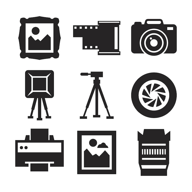 Download Free Camera Icon Logo Premium Vector Use our free logo maker to create a logo and build your brand. Put your logo on business cards, promotional products, or your website for brand visibility.
