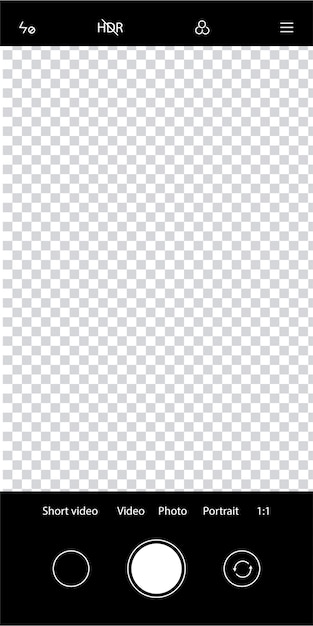 Download Transparent Background White Camera Logo Png PSD - Free PSD Mockup Templates