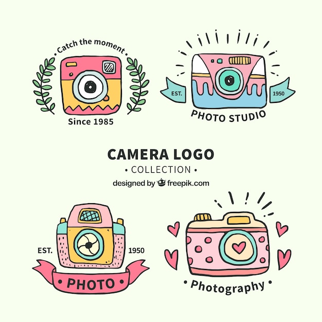 Download Free Camera Logo Collection Free Vector Use our free logo maker to create a logo and build your brand. Put your logo on business cards, promotional products, or your website for brand visibility.