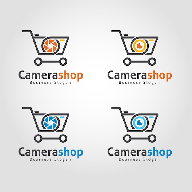 Download Free Camera Shop Logo Template Premium Vector Use our free logo maker to create a logo and build your brand. Put your logo on business cards, promotional products, or your website for brand visibility.