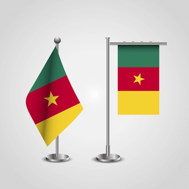 Download Cameroon flag design vector Vector | Premium Download