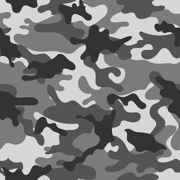 Premium Vector Camouflage Seamless Pattern Vector Illustration