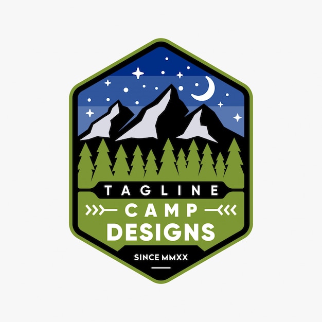 Download Free Camp Emblem Logo Design Inspiration Premium Vector Use our free logo maker to create a logo and build your brand. Put your logo on business cards, promotional products, or your website for brand visibility.