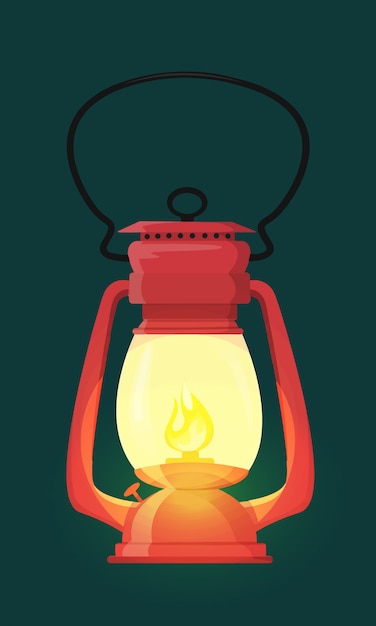 Download Camping lantern | Premium Vector