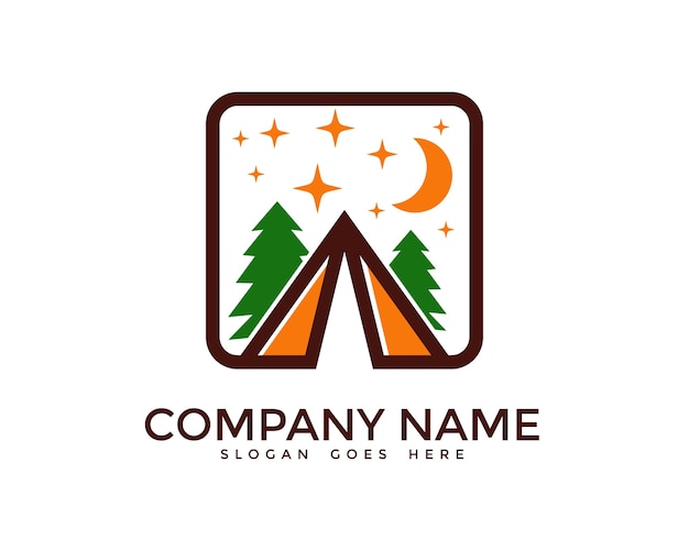 Download Free Camping Logo Design Premium Vector Use our free logo maker to create a logo and build your brand. Put your logo on business cards, promotional products, or your website for brand visibility.