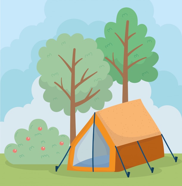 Free Free Camping Trees Svg 138 SVG PNG EPS DXF File