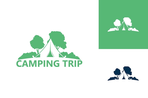 camping trip logo
