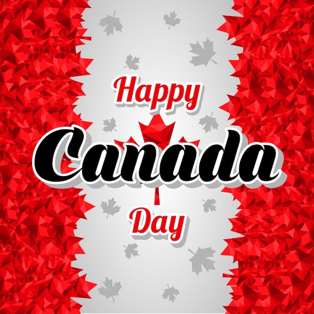 Premium Vector | Canada day background