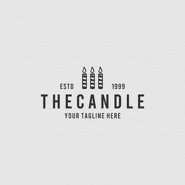 Download Free The Candle Minimalist Logo Design Inspiration Premium Vector Use our free logo maker to create a logo and build your brand. Put your logo on business cards, promotional products, or your website for brand visibility.