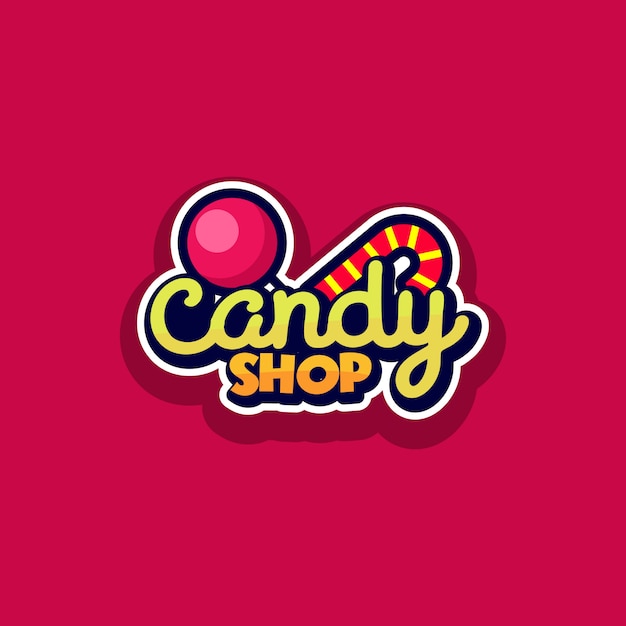 Premium Vector | Candy logo vector.