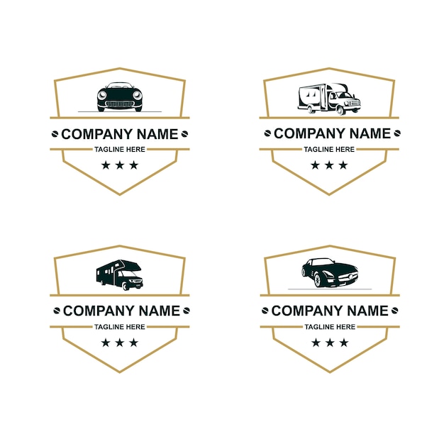 Download Free Car Emblem Logo Design Template Set Premium Vector Use our free logo maker to create a logo and build your brand. Put your logo on business cards, promotional products, or your website for brand visibility.