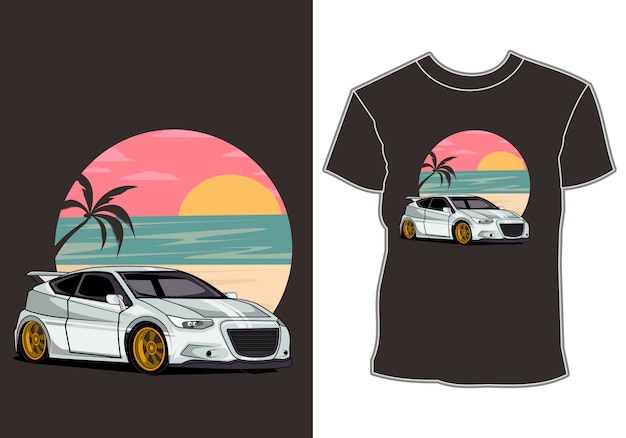 t shirt car design