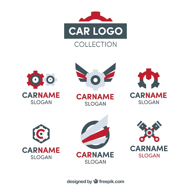 Download Free Download This Free Vector Car Logo Collection Of Six Use our free logo maker to create a logo and build your brand. Put your logo on business cards, promotional products, or your website for brand visibility.