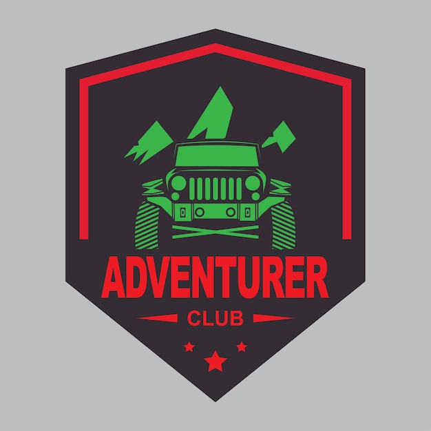 Premium Vector | Car logo illustration, adventurer logo