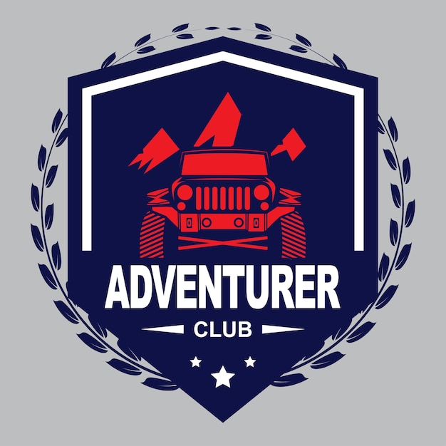 Premium Vector | Car logo illustration, adventurer logo