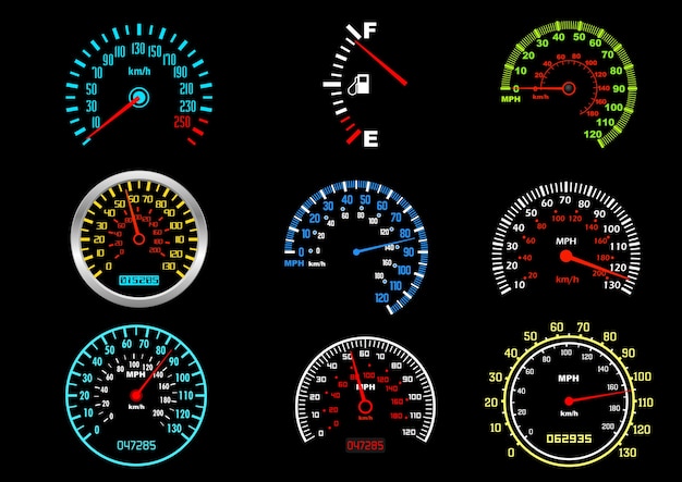 Download Free Car Speedometers Premium Vector Use our free logo maker to create a logo and build your brand. Put your logo on business cards, promotional products, or your website for brand visibility.