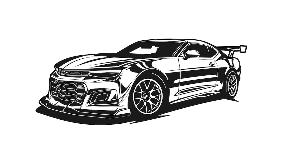 Premium Vector | Car sport silhoutte