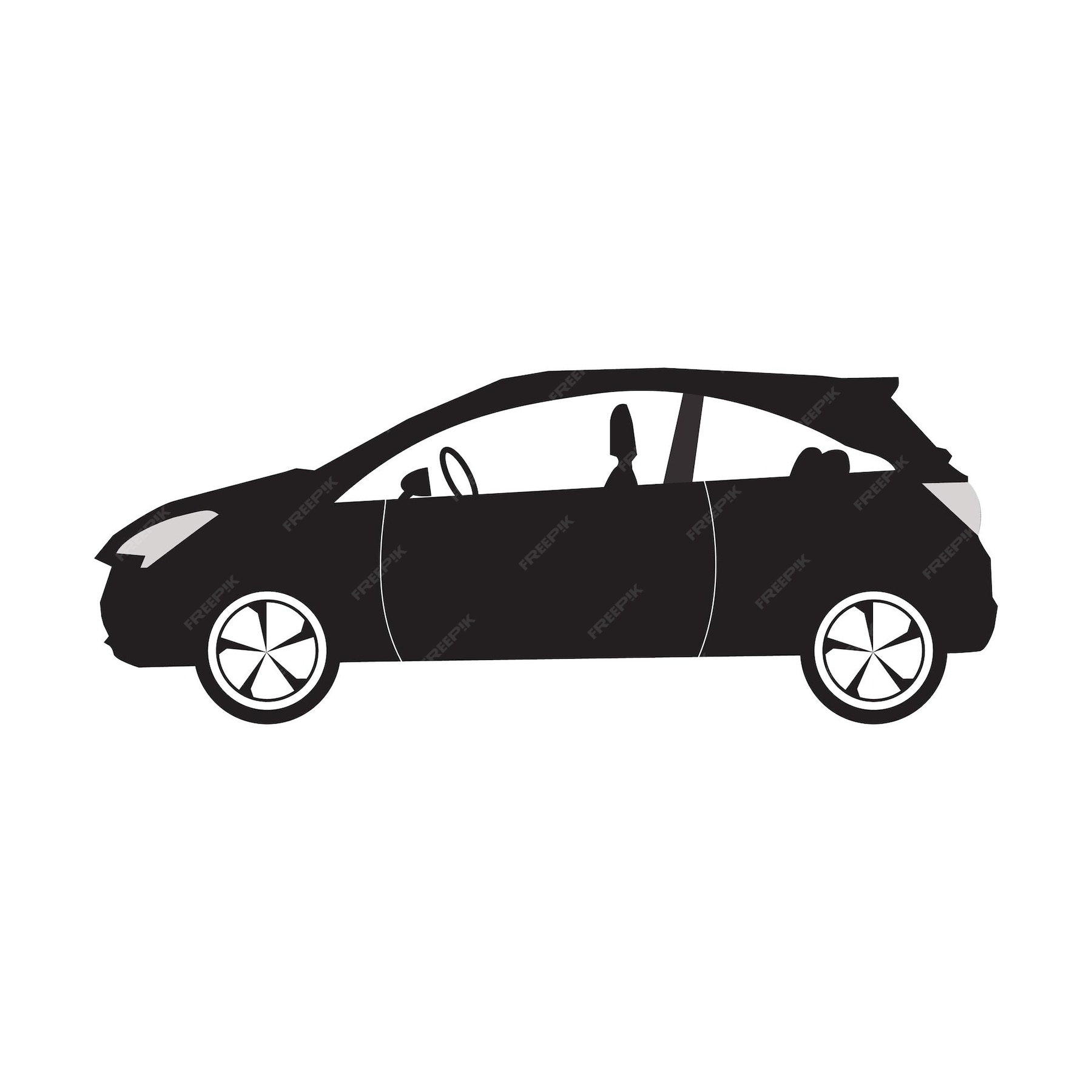 car illustration vector free download