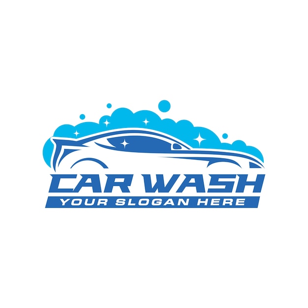 Car wash logo Premium Vector