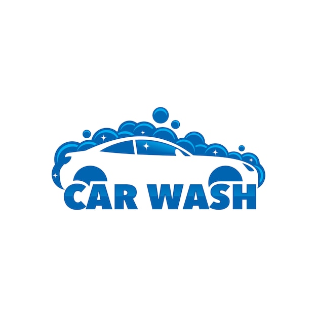 Car wash logo Vector Premium Download