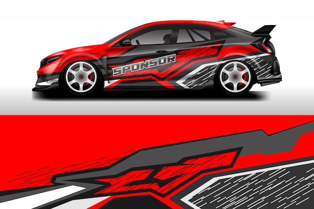 Premium Vector | Car wrap designs.