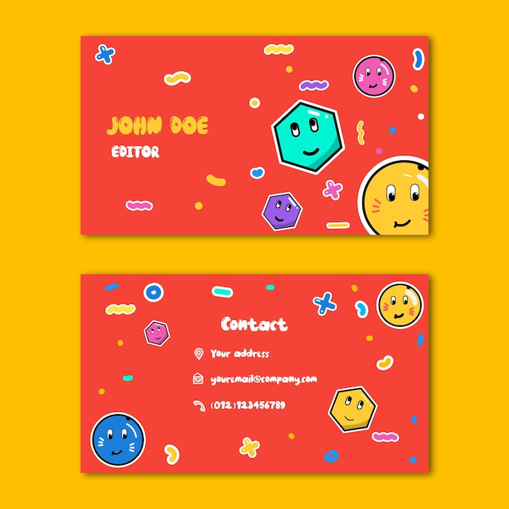 premium-vector-card-name-template-traditional-cartoon