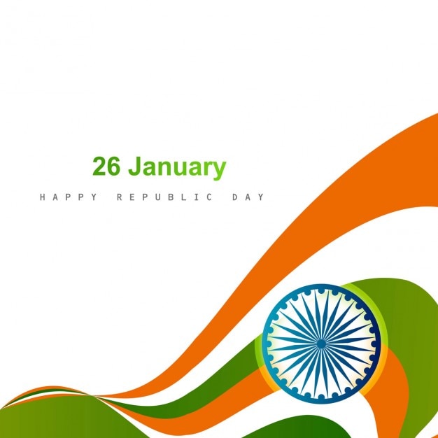 Card of indian republic day Vector | Free Download