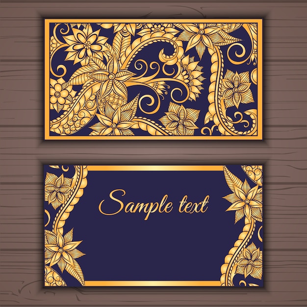 Download Card template design | Free Vector