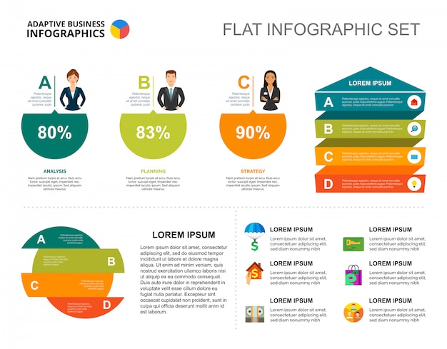 make an infographic for percentage