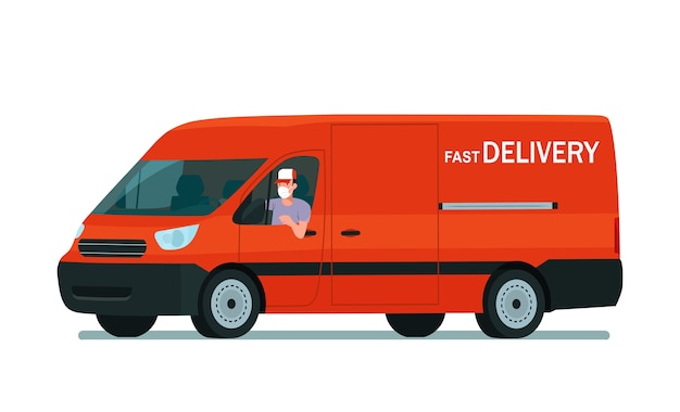 cargo van delivery driver