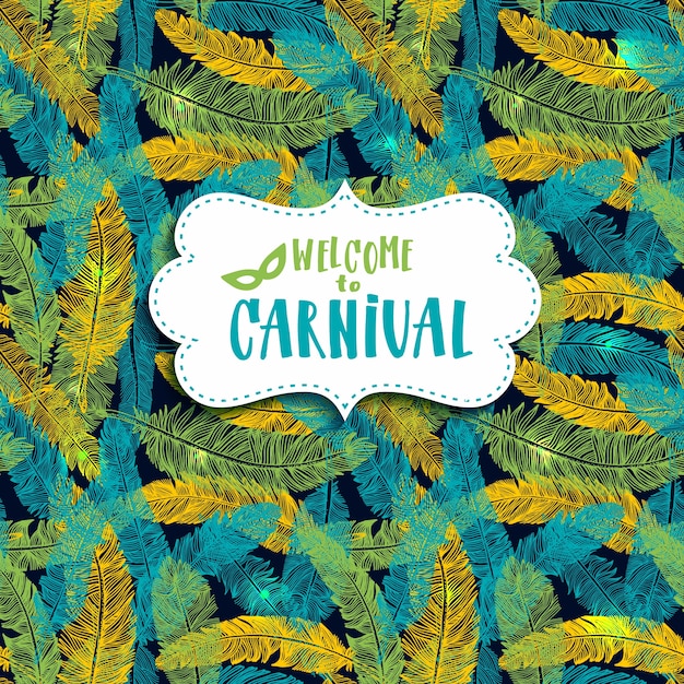 Carnival background | Premium Vector