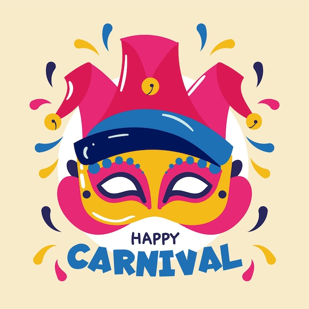 Free Vector Carnival concept in hand drawn