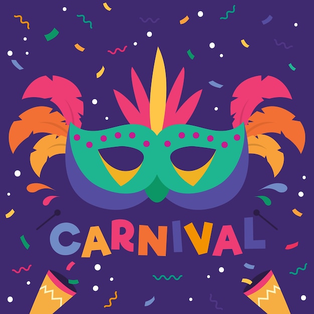 Carnival In Flat Design 