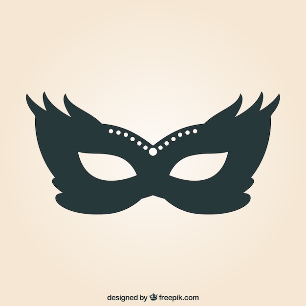 Download Free Vector | Carnival mask illustration