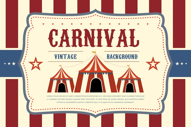 Premium Vector | Carnival template