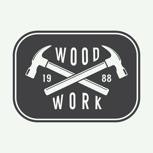 Carpentry Label, Emblem