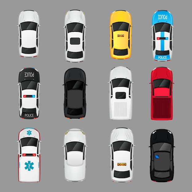 Car Top View Vectors, Photos and PSD files | Free Download