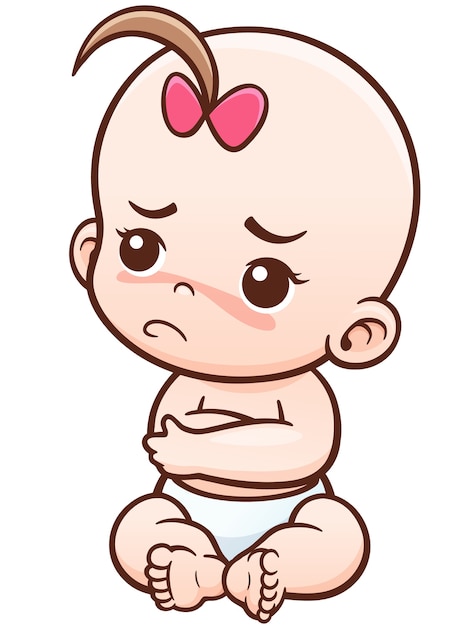 Angry Baby Cartoon